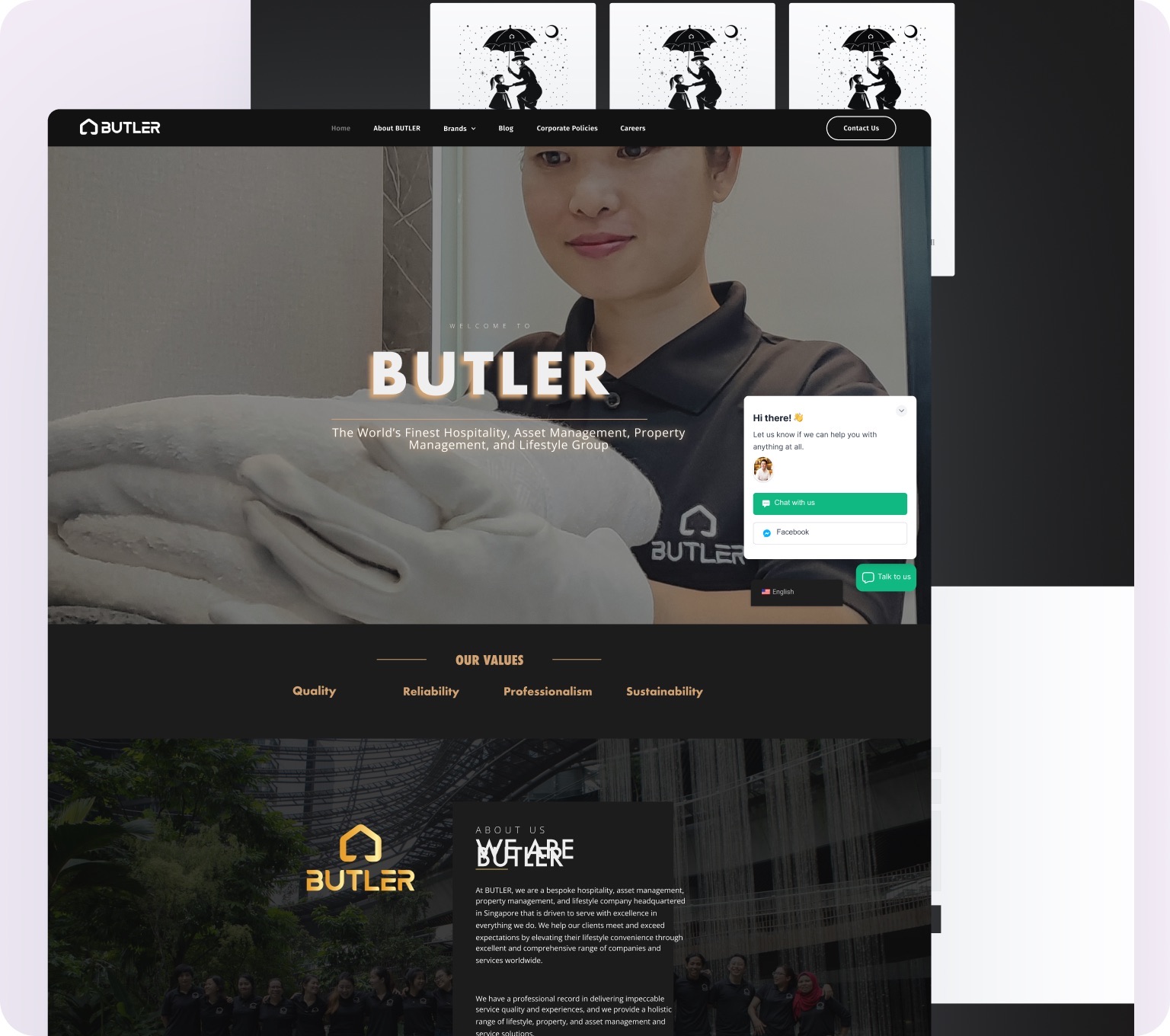 Butler interface